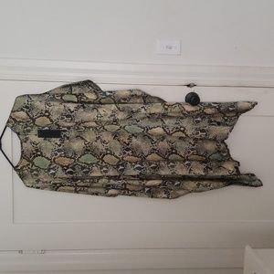 Snakeskin dress